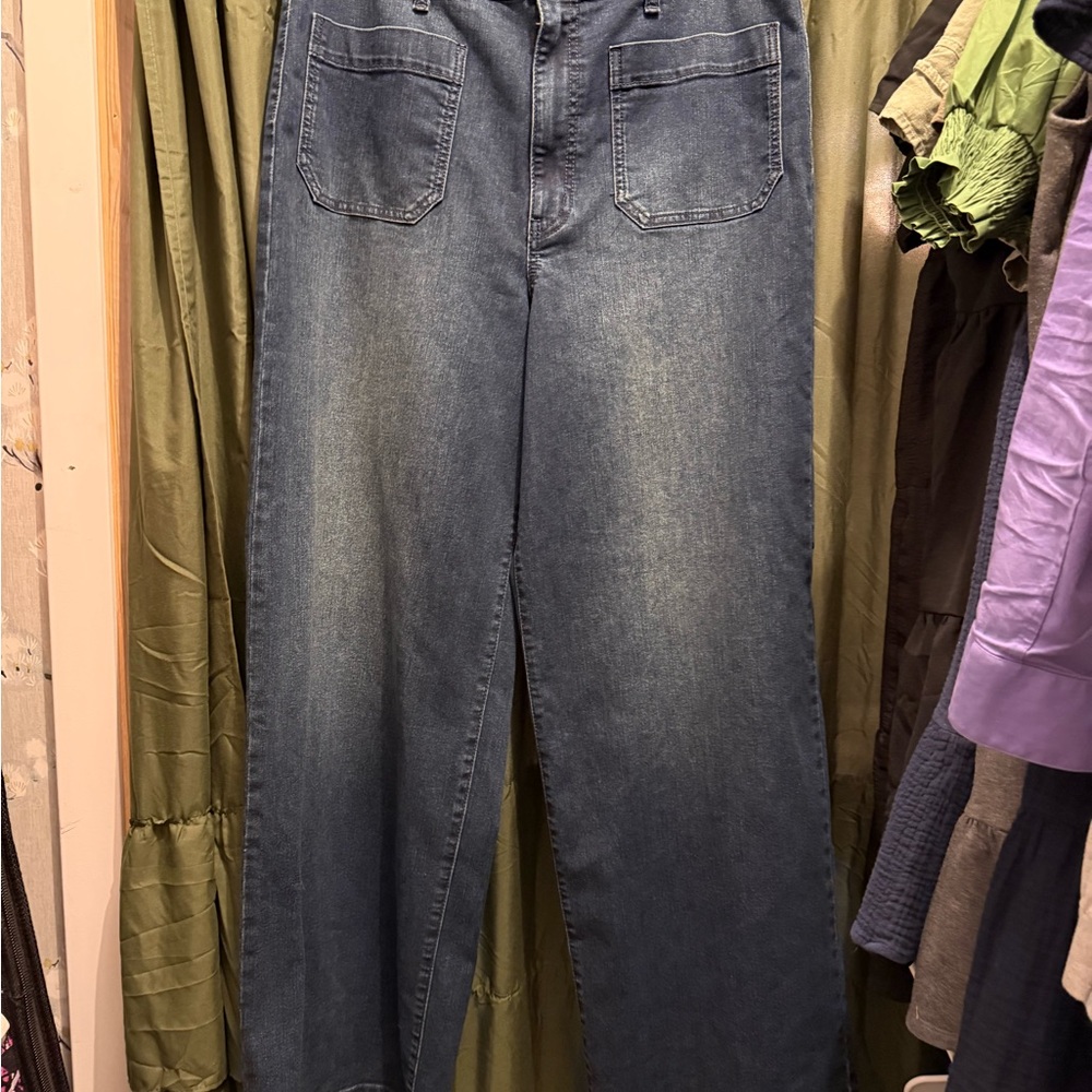 Gloria Vanderbilt Dark Blue Flare Jeans